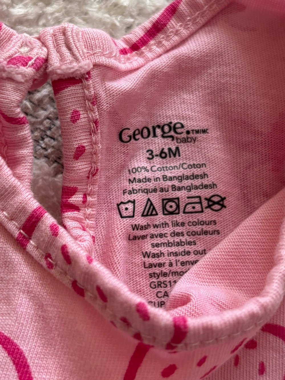 10/$15 George Pink Strawberry Ruffle Tank Top - Picture 3 of 3